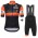 2016 GIRO D'ITALIA Fietskleding Set Fietsshirt Met Korte Mouwen+Korte Koersbroek Oranje
