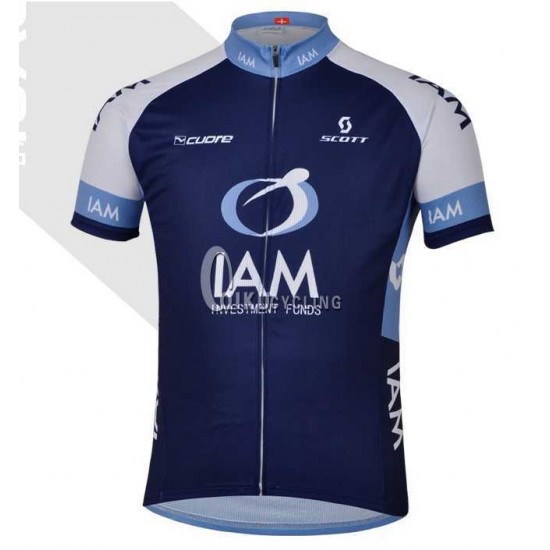Teams IAM Wielershirt Met Korte Mouwen
