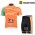 JAYCO Pro Team Wielerkleding Set Wielershirts Korte+Korte Fietsbroeken Oranje