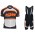 2015 KTM Pro Team Fietskleding Set Fietsshirt Met Korte Mouwen+Korte Koersbroek Zwart Wit Orange