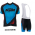 2016 KTM Fietskleding Set Fietsshirt Met Korte Mouwen+Korte Koersbroek Blauw