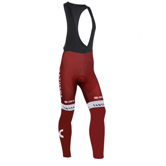 2016 KATUSHA Wielerkleding Wielershirts Lange Fietsbroek Bib