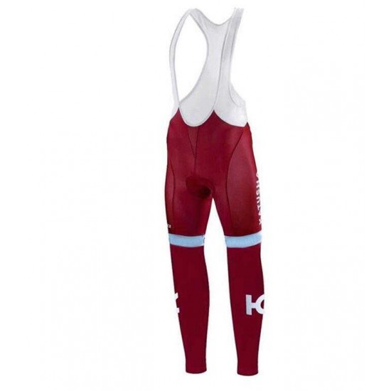 2017 Katusha Fietskleding Wielershirt Lange Fietsbroeken Bib
