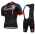 2016 Kuota Fietskleding Set Fietsshirt Met Korte Mouwen+Korte Koersbroek 02 Rood