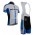 2013 KUOTA Fietskleding Set Fietsshirt Met Korte Mouwen+Korte Koersbroek Wit Blauw