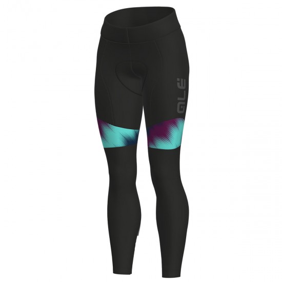 Dames Ale Solid Pulse-Viola Lange Fietsbroeken Bib