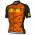 Ale Solid Cracle-Oranje Wielershirt Korte Mouw