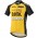 2017 Lotto Wielershirt Met Korte Mouwen Geel