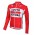 2016 LOTTO SOUDAL Wielershirt Lange Mouw Vliezen Rood