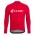 2018 Cube Rood Wielershirt Lange Mouw