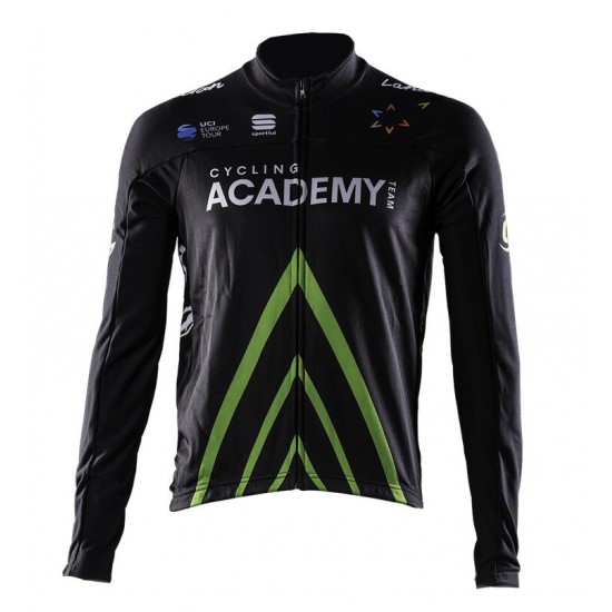 ISRAEL CYCLING ACADEMY Zwart Wielershirt Lange Mouw