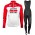 Lotto Soudal 2018 Fietskleding Set Wielershirt Lange Mouw+Lange Fietsbroeken Bib