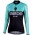 BIANCHI MILANO TERMENO Dames Zwart/Celeste Wielershirt Lange Mouw