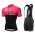 2018 Cervelo 3T Pink Fietskleding Set Wielershirt Korte Mouw+Korte Fietsbroeken Bib