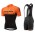 2018 Cervelo 3T Orange Fietskleding Set Wielershirt Korte Mouw+Korte Fietsbroeken Bib