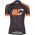 Cipollini Easy Zwart Oranje Wielershirt Korte Mouw