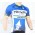 Mitchelton Scott 2018 Blauw Wielershirt Korte Mouw