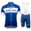 2018 Quick Step Floors Fietskleding Set Wielershirt Korte Mouw+Korte Fietsbroeken Bib