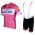 Quick-Step Floors 2018 Tour Special Edition Roze Fietskleding Set Wielershirt Korte Mouw+Korte Fietsbroeken Bib