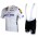 Quick-Step Floors 2018 Tour Special Edition Wit Fietskleding Set Wielershirt Korte Mouw+Korte Fietsbroeken Bib