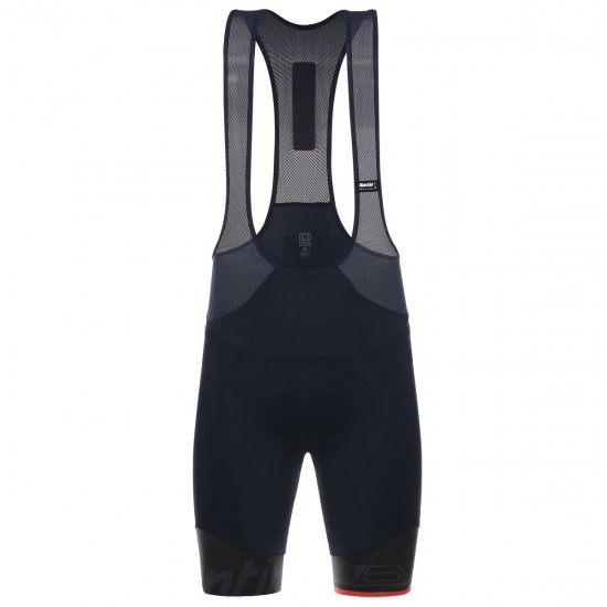 Santini Sleek 99 Grijs Korte Fietsbroeken Bib