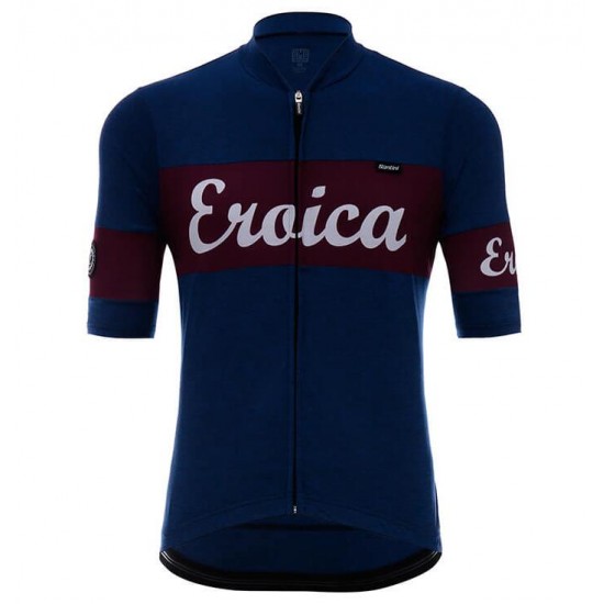 Santini Eroica Cielo Wielershirt Korte Mouw