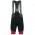 Santini Sleek 99 Rood Korte Fietsbroeken Bib