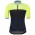 Santini Sleek 99 Geel Fluo Wielershirt Korte Mouw