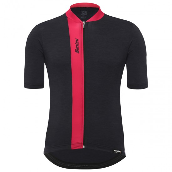 Santini Origine Rood Wielershirt Korte Mouw