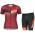 Scott RC PRO Dames Dames Fietskleding Set Wielershirt Korte Mouwen+Korte Fietsbroeken Black/Camellia Pink