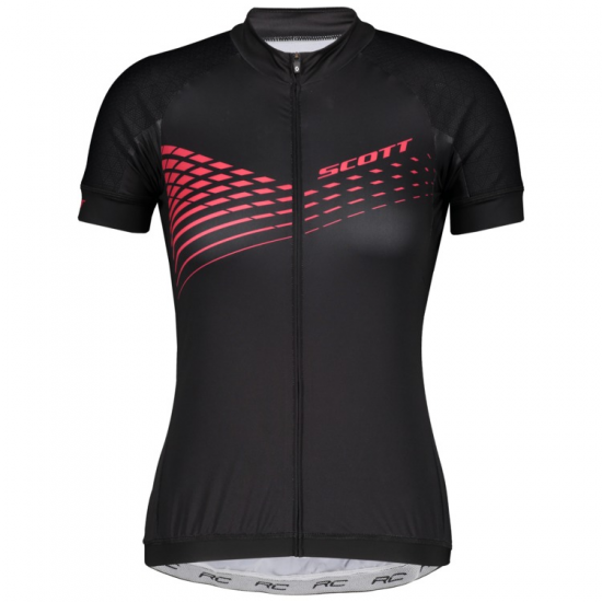 Scott RC Dames PREMIUM ITD Wielershirt Korte Mouw Black/Azalea Pink