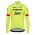 Trek Segafredo 2018 Fluo Geel Wielershirt Lange Mouw