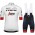 TREK-SEGAFREDO Tour De France 2018 Fietskleding Set Wielershirt Korte Mouw+Korte Fietsbroeken Bib
