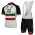 2018 UAE ITALIAN CHAMPION Fietskleding Set Wielershirt Korte Mouw+Korte Fietsbroeken Bib