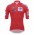 Vuelta Espana 2018 Rood Wielershirt Korte Mouw