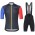 Vuelta Espana 2018 Andorra Fietskleding Set Wielershirt Korte Mouw+Korte Fietsbroeken Bib