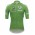 Vuelta Espana 2018 Groen Wielershirt Korte Mouw