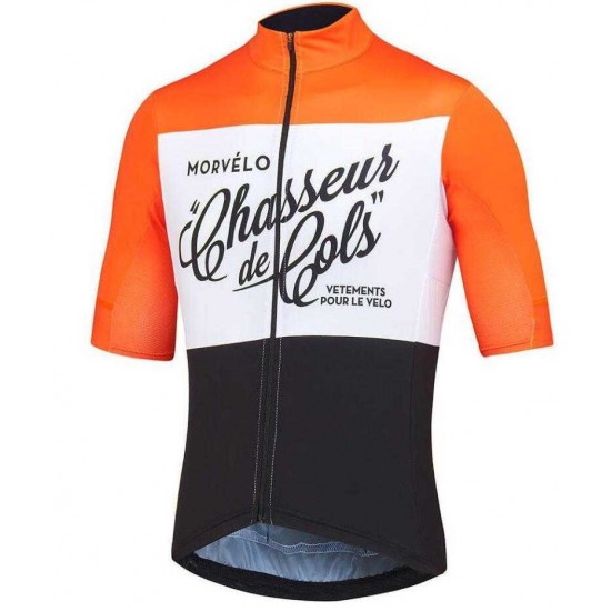 2017 Morvelo Nauty Nth Wielershirt Met Korte Mouwen Oranje