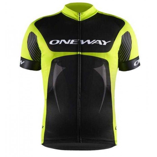 2017 Team One Way Wielershirt Met Korte Mouwen