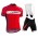 2015 Orbea Rood Fietskleding Set Fietsshirt Met Korte Mouwen+Korte Koersbroek