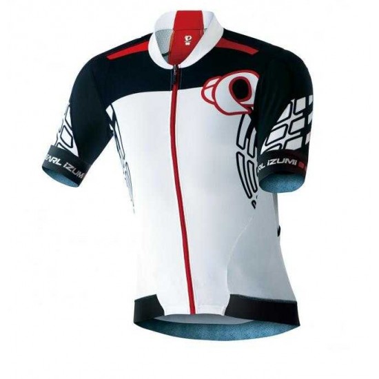 2016 Pearl Izumi Korte Mouwen Zwart Wit Rood