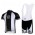 Pearl Izumi Pro Team Fietskleding Set Fietsshirt Met Korte Mouwen+Korte Koersbroek Wit Zwart
