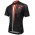 2016 Pinarello Rhino Corsa Wielershirt Korte Mouw Zwart Rood