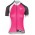 2016 Pinarello Wielershirt Korte Mouw Rood Zwart Vrouw