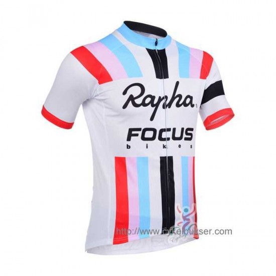 Teams Rapha Focus Wielershirt Met Korte Mouwen Wit