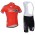 2015 RusVelo Fietskleding Set Fietsshirt Met Korte Mouwen+Korte Koersbroek