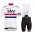 2016 SKY Pro Fietskleding Set Fietsshirt Met Korte Mouwen+Korte Koersbroek Rood Wit