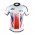 2016 SKY British Wielershirt Met Korte Mouwen Rood Wit