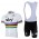 2013 Teams Sky UCI Fietskleding Set Fietsshirt Met Korte Mouwen+Korte Koersbroek Wit Zwart