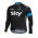 2016 SKY Wielershirt Lange Mouw Vliezen Zwart Blauw